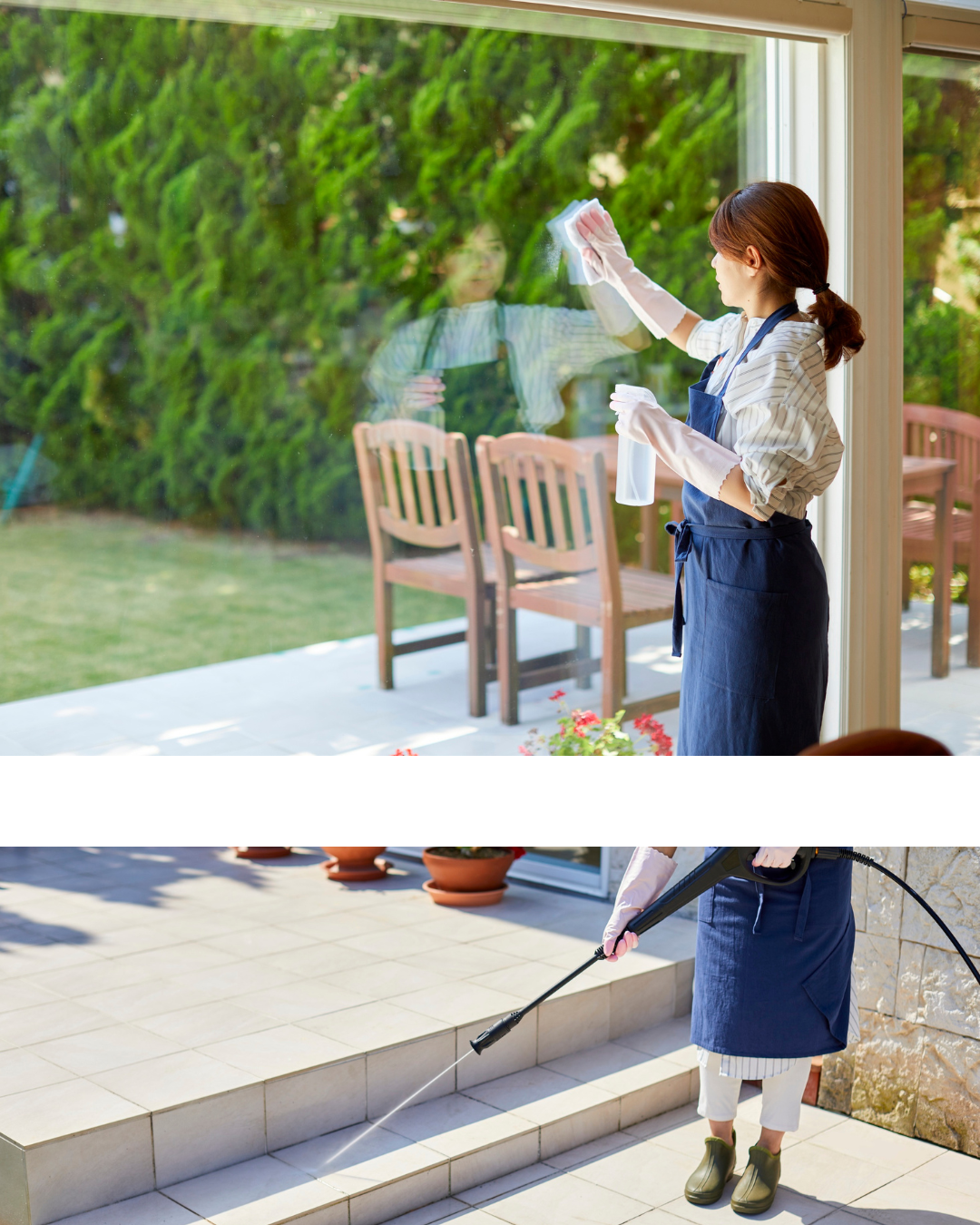 blue and white modern housekeeping services instagram post (1)